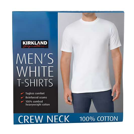 Kirkland- Polos de cuello redondo para hombre (paquete de 6)
