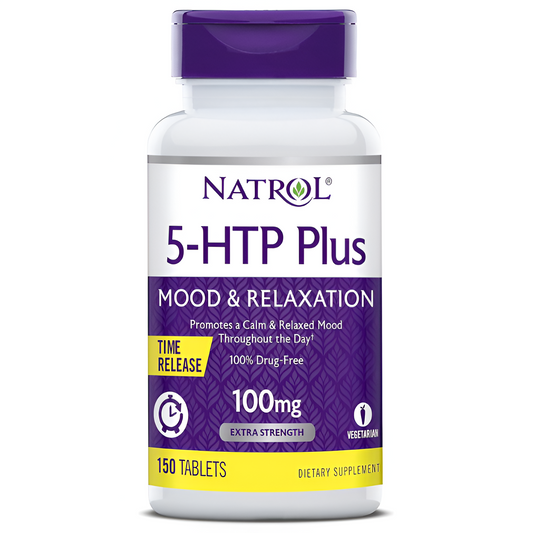 5 HTP Natrol 150 Tabletas 100mg.