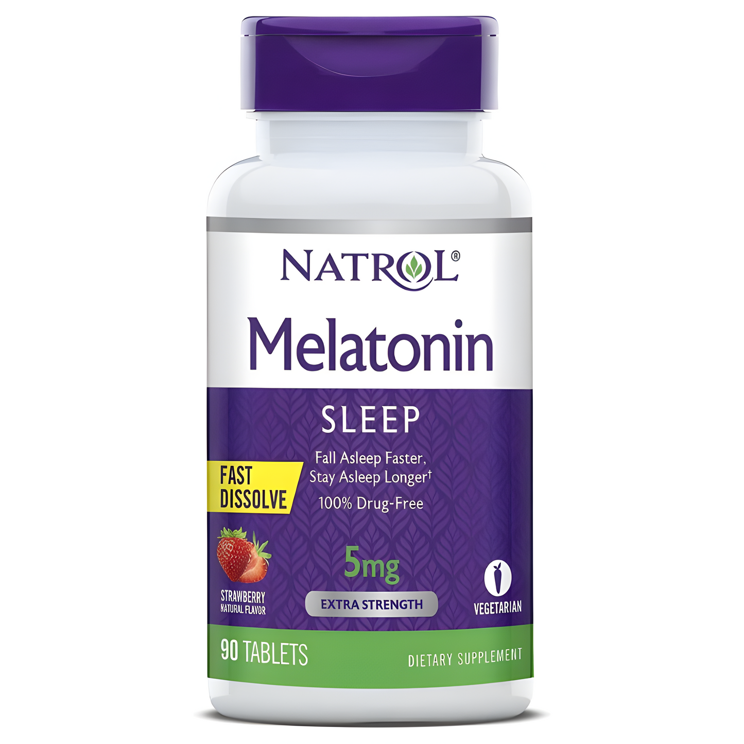 Melatonin Natrol 5mg en tabletas , fast dissolve