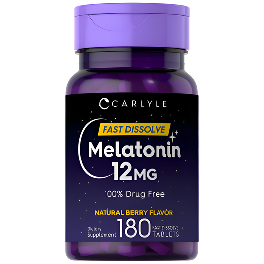 Carlyle Melatonina 12 mg de disolución rápida 180 comprimidos