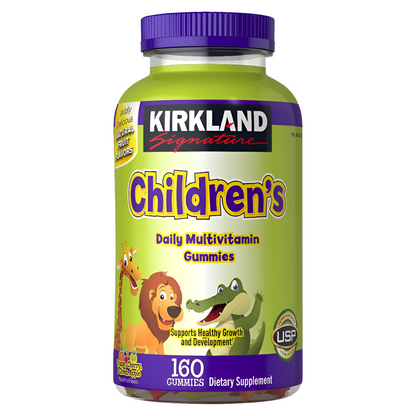 Children Multivitamin Gummies - Multivitaminico para niños en gomitas Kirkland Signature  160 Gomitas