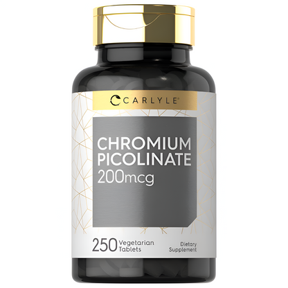 Carlyle picolinato de cromo 200 mcg | 250 tabletas