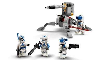 Lego - Star Wars™ Pack de batalla de los Soldados Clon 501™  #75345, 119 piezas