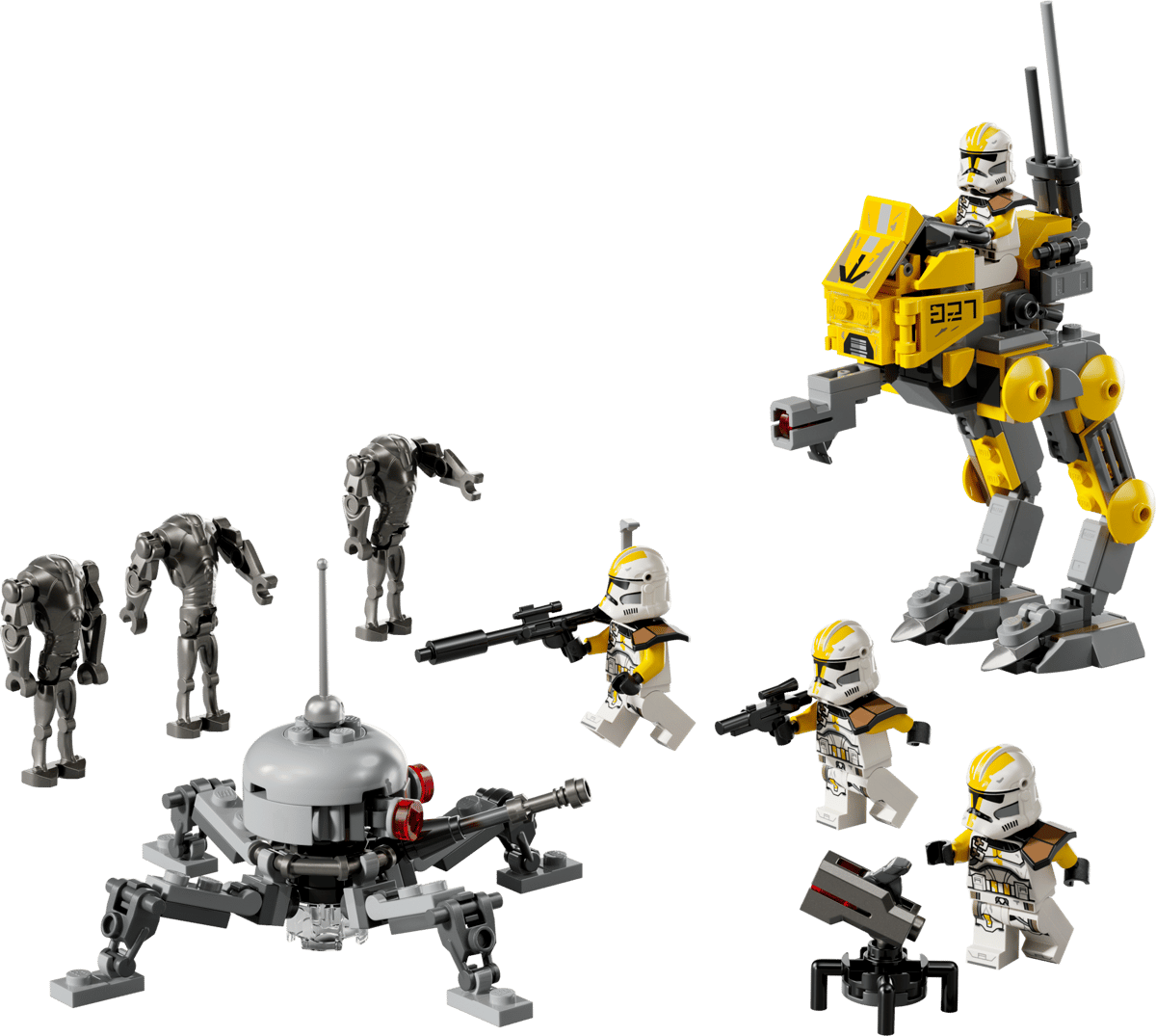 Lego Star Wars™ 75431 Pack de Combate: Soldados Clon del 327, 258 piezas