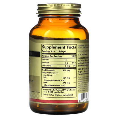 Solgar Omega 3 950mg EPA & DHA -  capsulas