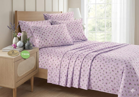 Juego de Sábanas Lenox - Colección Floral (Twin)