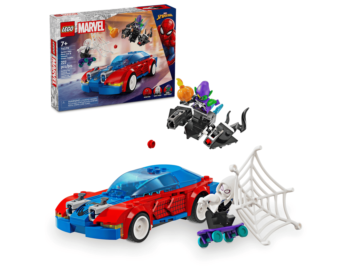 Lego 76279 Super Heroes Marvel Spiderman Racecar  - 7 años a mas  - 227 Piezas