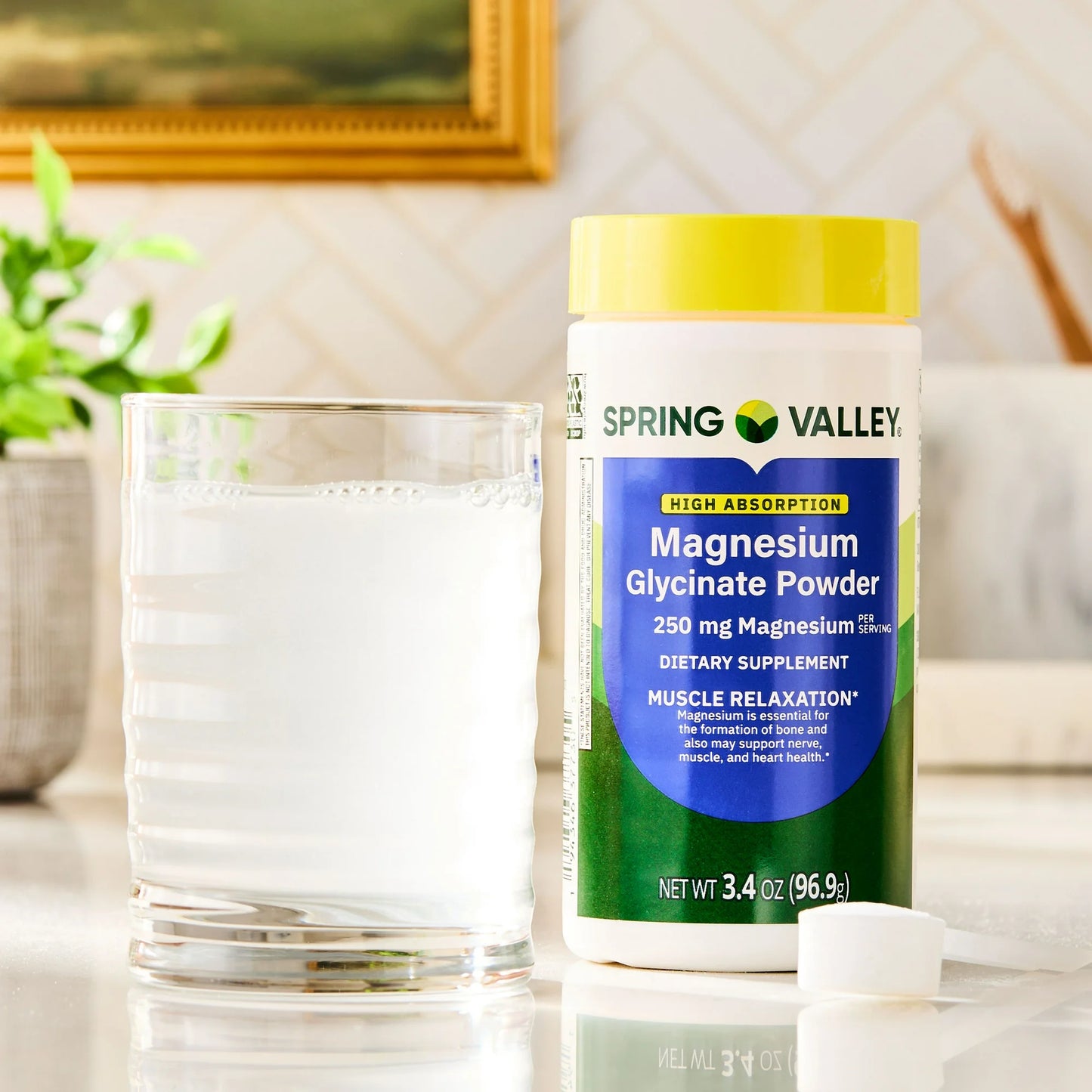 Spring Valley Glicinato de magnesio en polvo 96.9gr