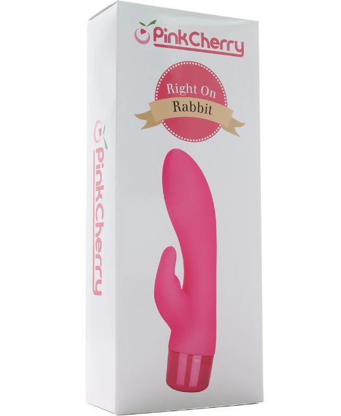 PinkCherry Right On Rabbit Vibrador de doble motor de silicona