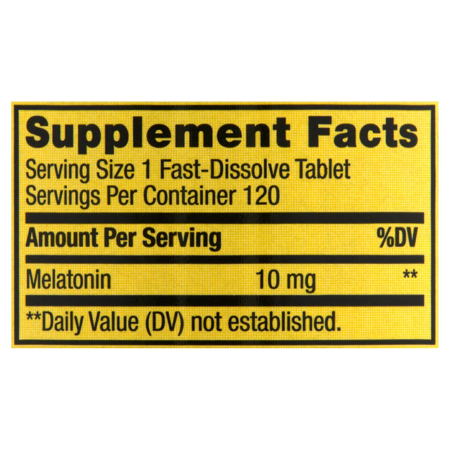 Melatonina 10mg extra strength , 120 tab sabor a fresa - Spring Valley