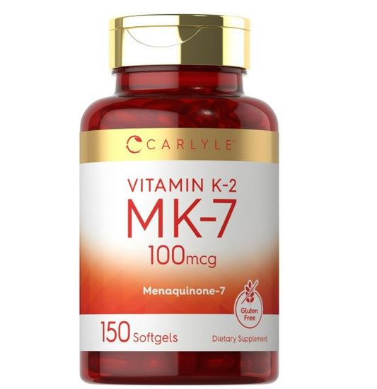 Carlyle Vitamina K2 MK7 100 mcg | 150 cápsulas blandas