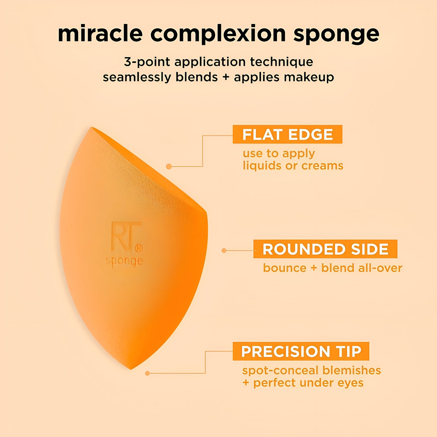 Esponja Miracle Complexion , Real Tecniques