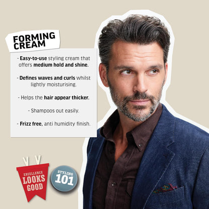 American Crew Crema formadora de cabello para hombre, 85g