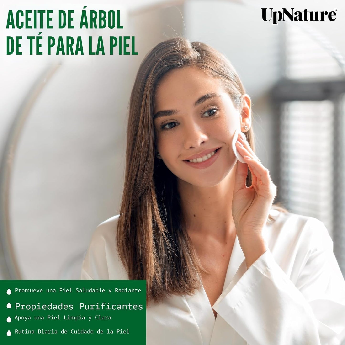 UpNature Aceite de árbol de té, aceites esenciales, 59ml