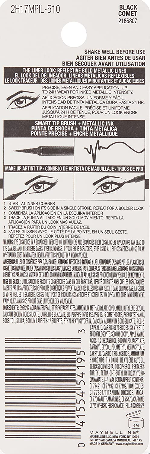 Maybelline Mater Precise Ink 510 Black Comet 0.06 OZ.