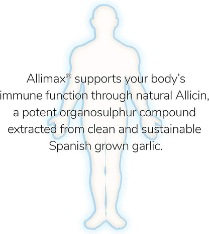 Allimax Pro Practitioner Strength 450 mg de alicina de ajo, 100 cápsulas vegetarianas
