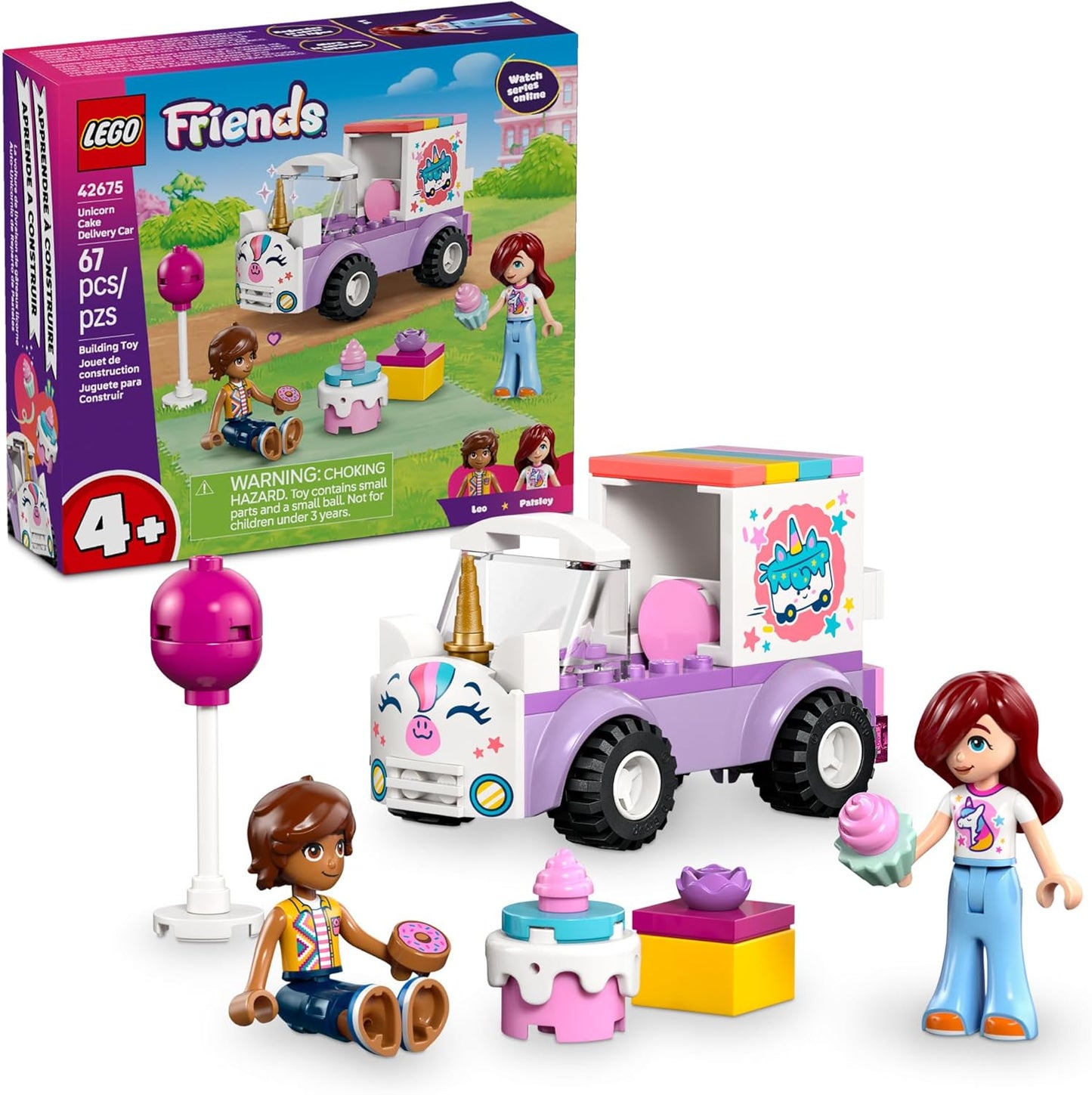 LEGO 42675 Friends Unicorn Cake Delivery Car