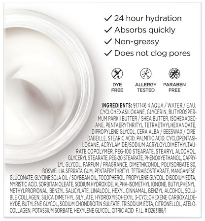 L'Oreal Paris Hidratante facial diario de colágeno, 48g