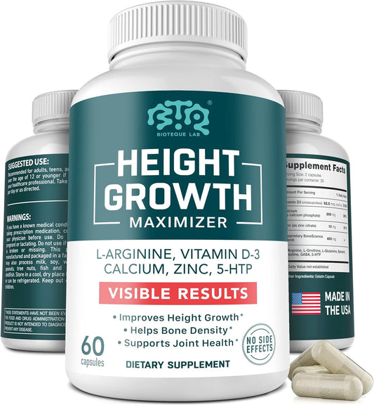Height Growth Maximizer , 60 capsulas - Bioteque Labs