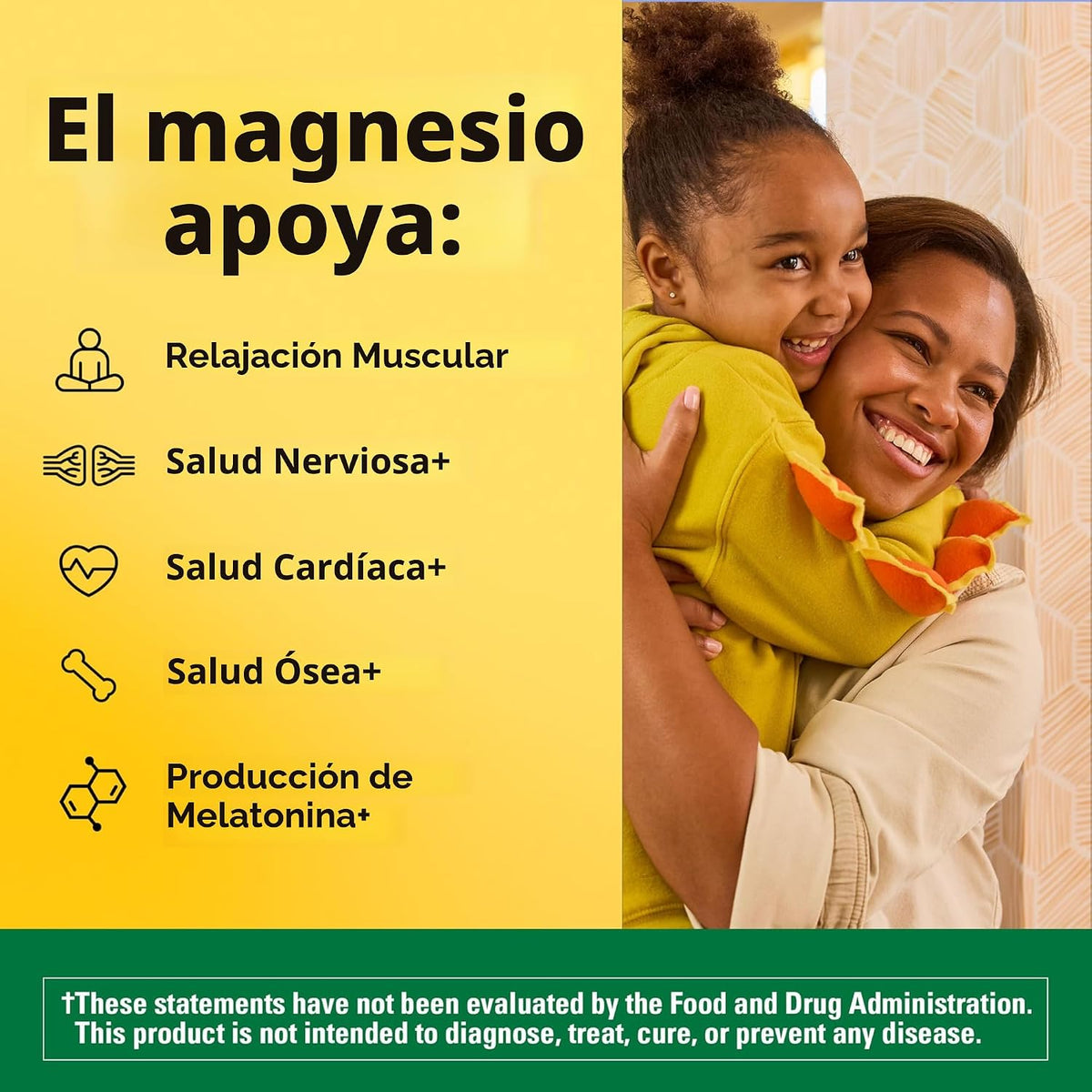 Nature Made - Glicinato de magnesio 200 mg 60 capsulas