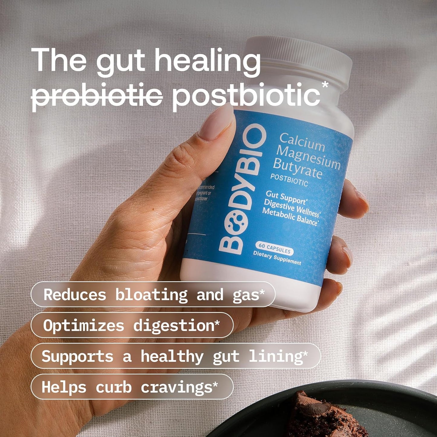 BodyBio Calcio/ Magnesio butyrate 250 capsulas