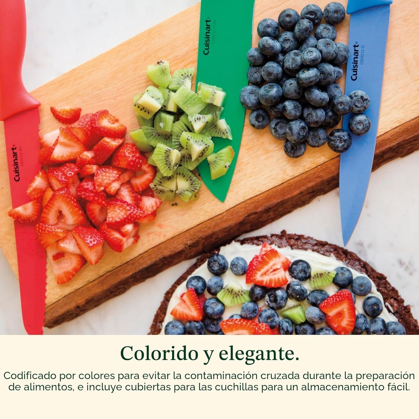 Cuisinart Colección Juego de 12 Cuchillos, Multicolor Advantage-Cutlery-Set, Multicolor