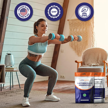 Vitamatic Lactobacillus Rhamnosus - Apoyo para la salud digestiva - 100 gr