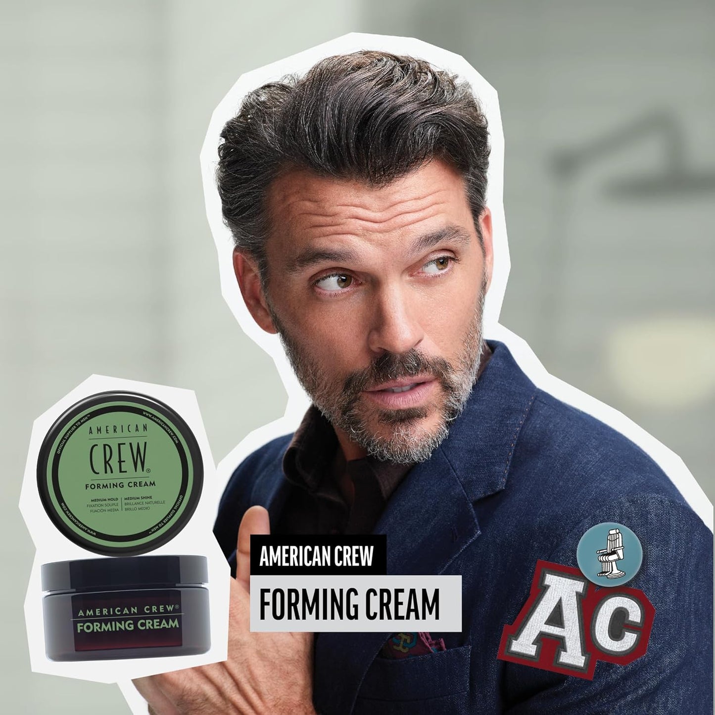 American Crew Crema formadora de cabello para hombre, 85g