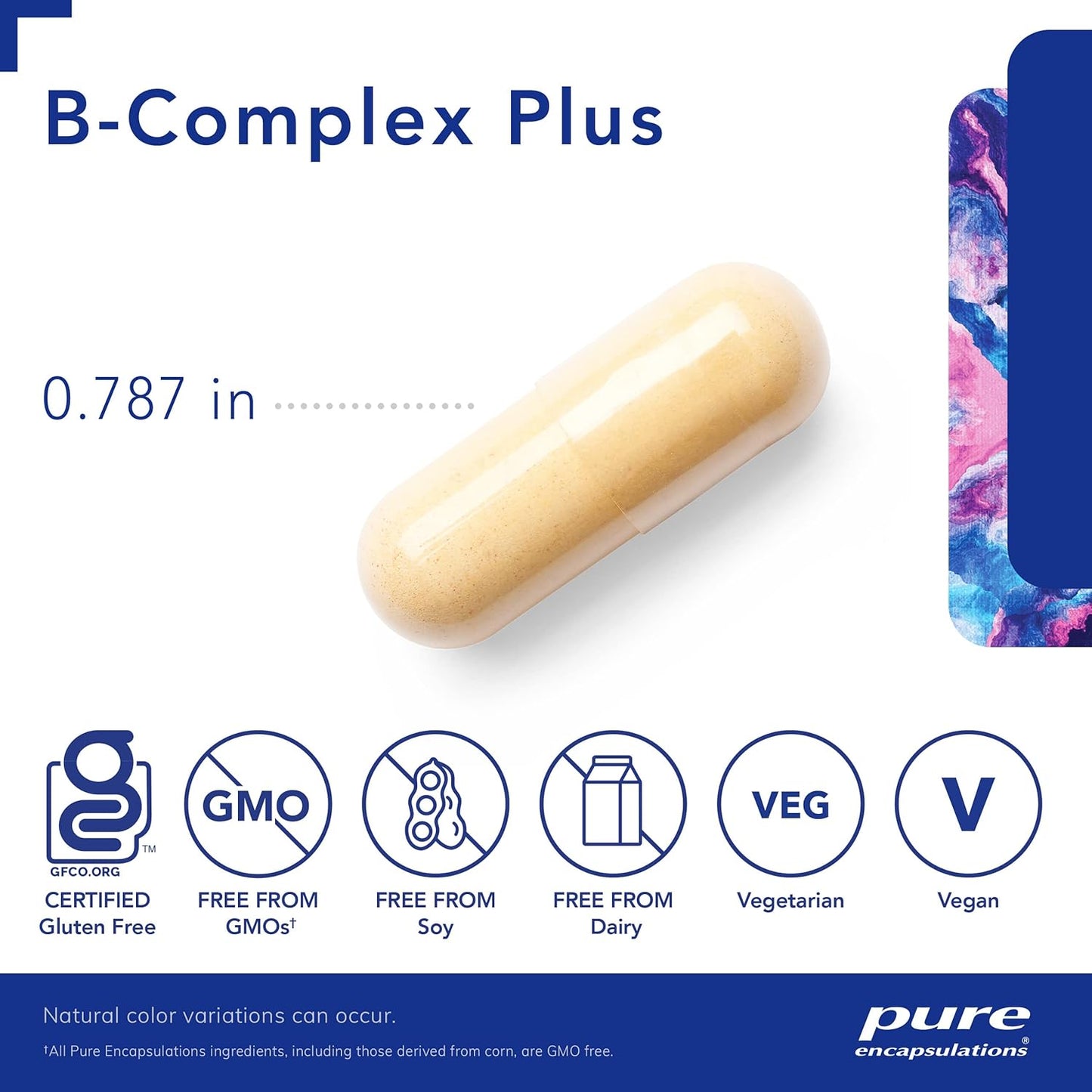 Pure Encapsulations - B- complex plus, 60 capsulas