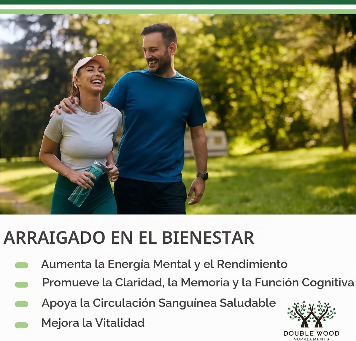 Double Wood, extracto de ginseng rojo coreano, Panax Ginseng 10% de ginsenósidos), 240 cápsulas veganas
