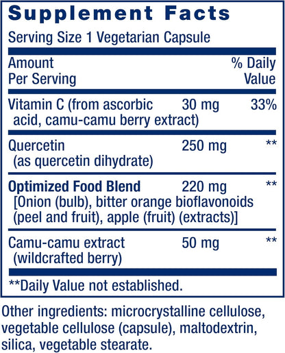 Life Extension Quercetina optimizada de 250 mg, 60 cápsulas vegetarianas
