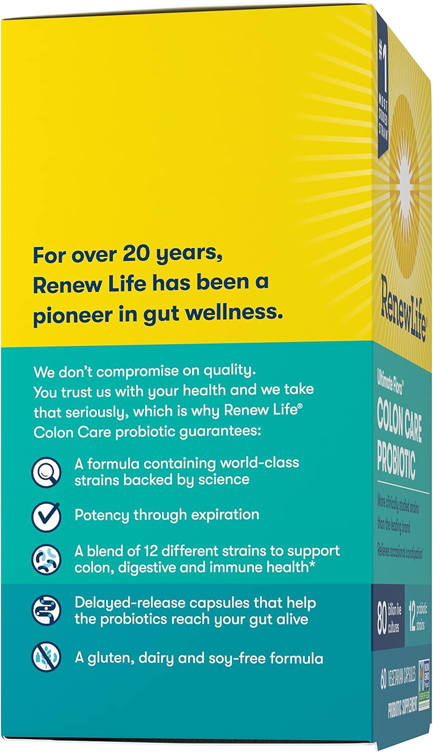 RenewLife - Ultimate Flora Colon care probiotico 60 capsulas