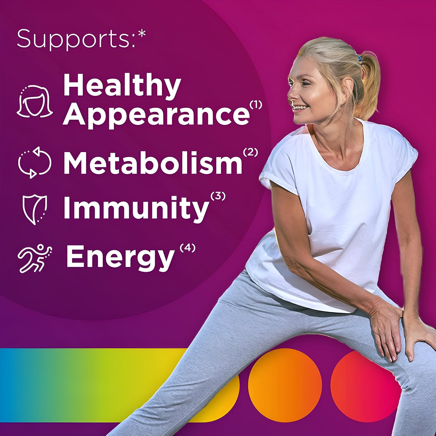 Centrum Multigummies Multivitamínico para mujer en gomitas
