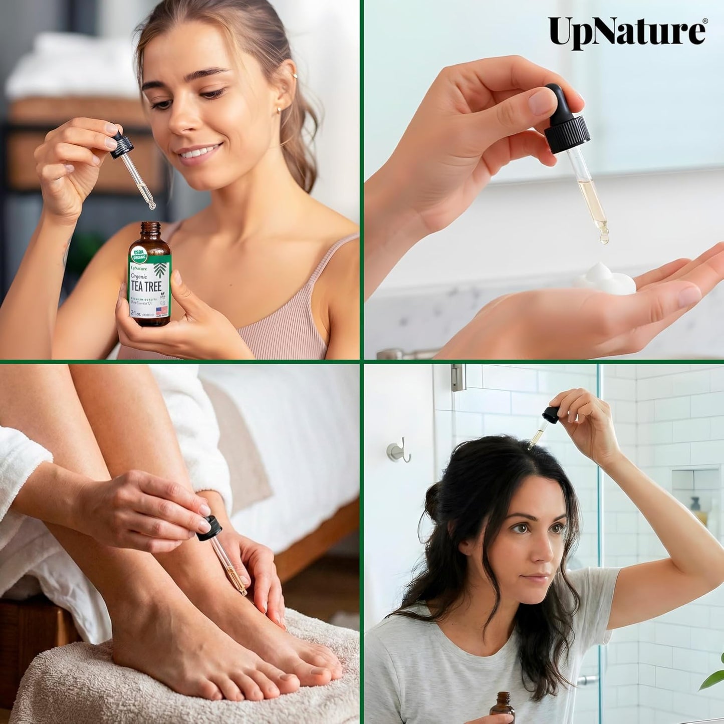 UpNature Aceite de árbol de té, aceites esenciales, 59ml