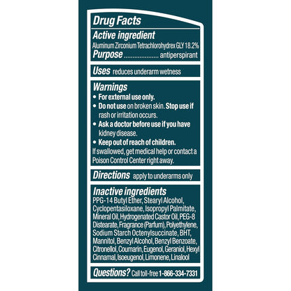 Degree Desodorante antitranspirante original Cool Rush 48 horas de protección contra el sudor y el olor, antitranspirante para hombres, 76g