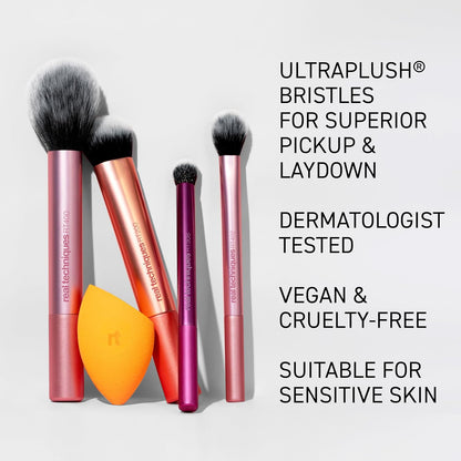 Real Techniques - Juego de brochas de maquillaje