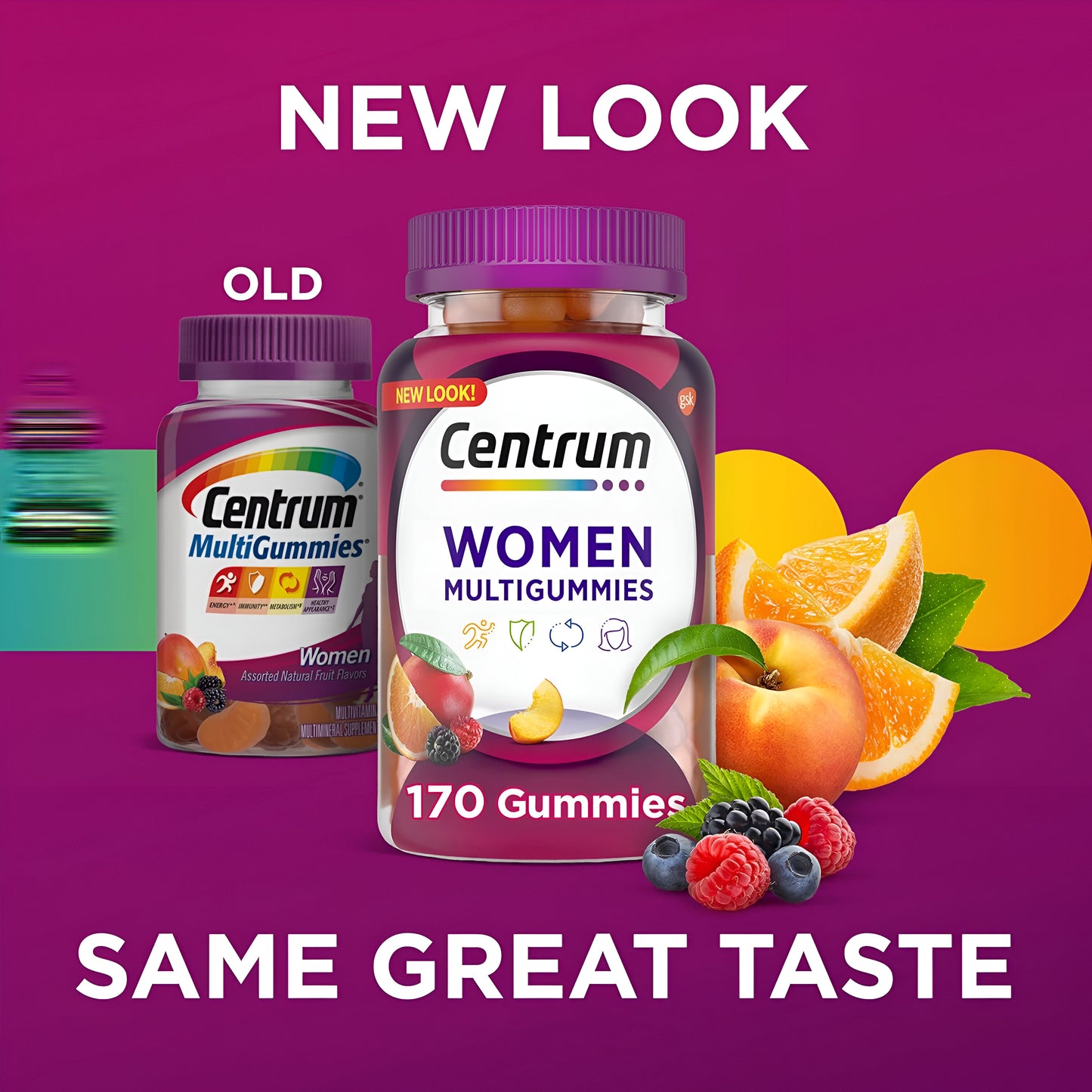 Centrum Multigummies Multivitamínico para mujer en gomitas