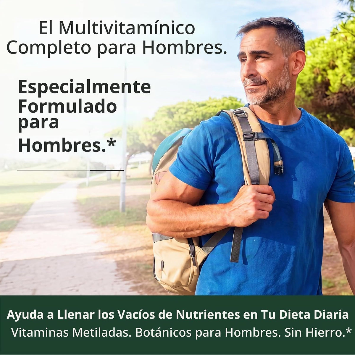 Vimerson Health Suplemento multivitamínico multimineral diario para hombres -60 cápsulas