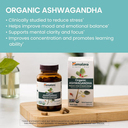 Himalaya - Organic Ashwagandha 90 capsulas