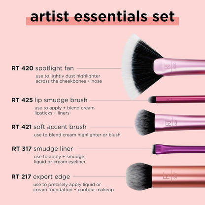Real Techniques Artist essentials - set de brochas