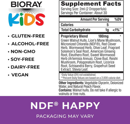 BIORAY Kids NDF Happy, Peach 60ml