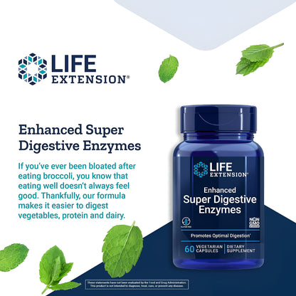 Life extension - Enzimas digestivas mejoradas 60 cápsulas