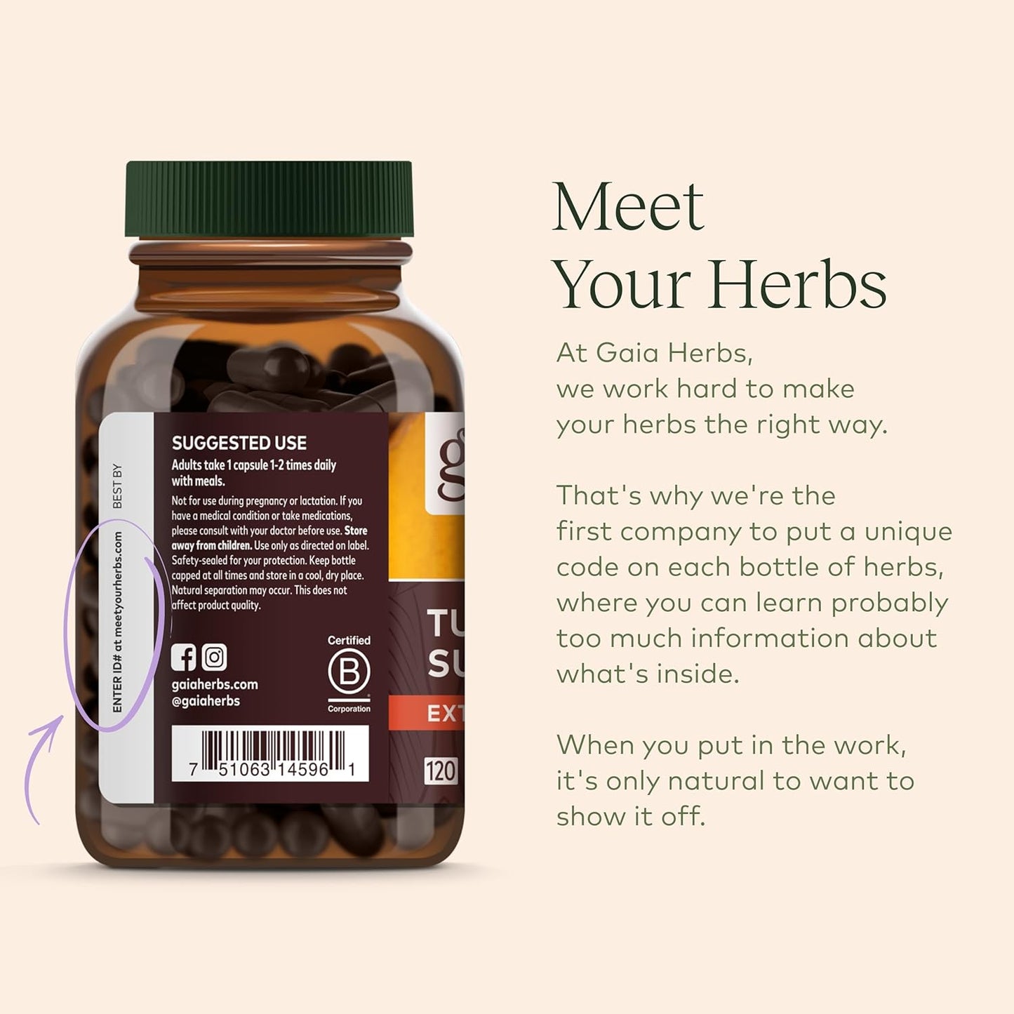 Gaia herbs- Ashwagandha Root , 120 capsulas