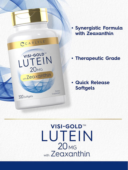 Carlyle Lutein con Zeaxanthin 20mg | 300 capsulas