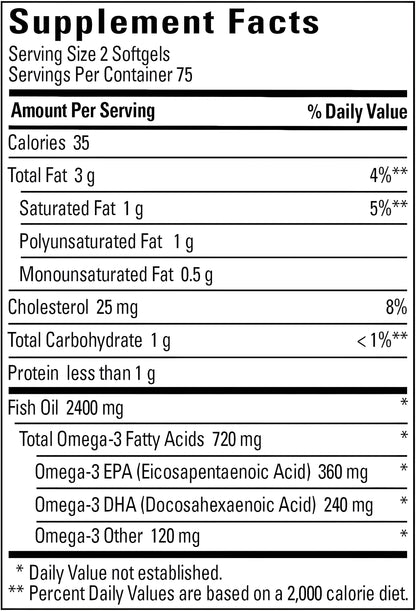Nature Made Fish Oil 1,200mg - 360 mg Omega 3