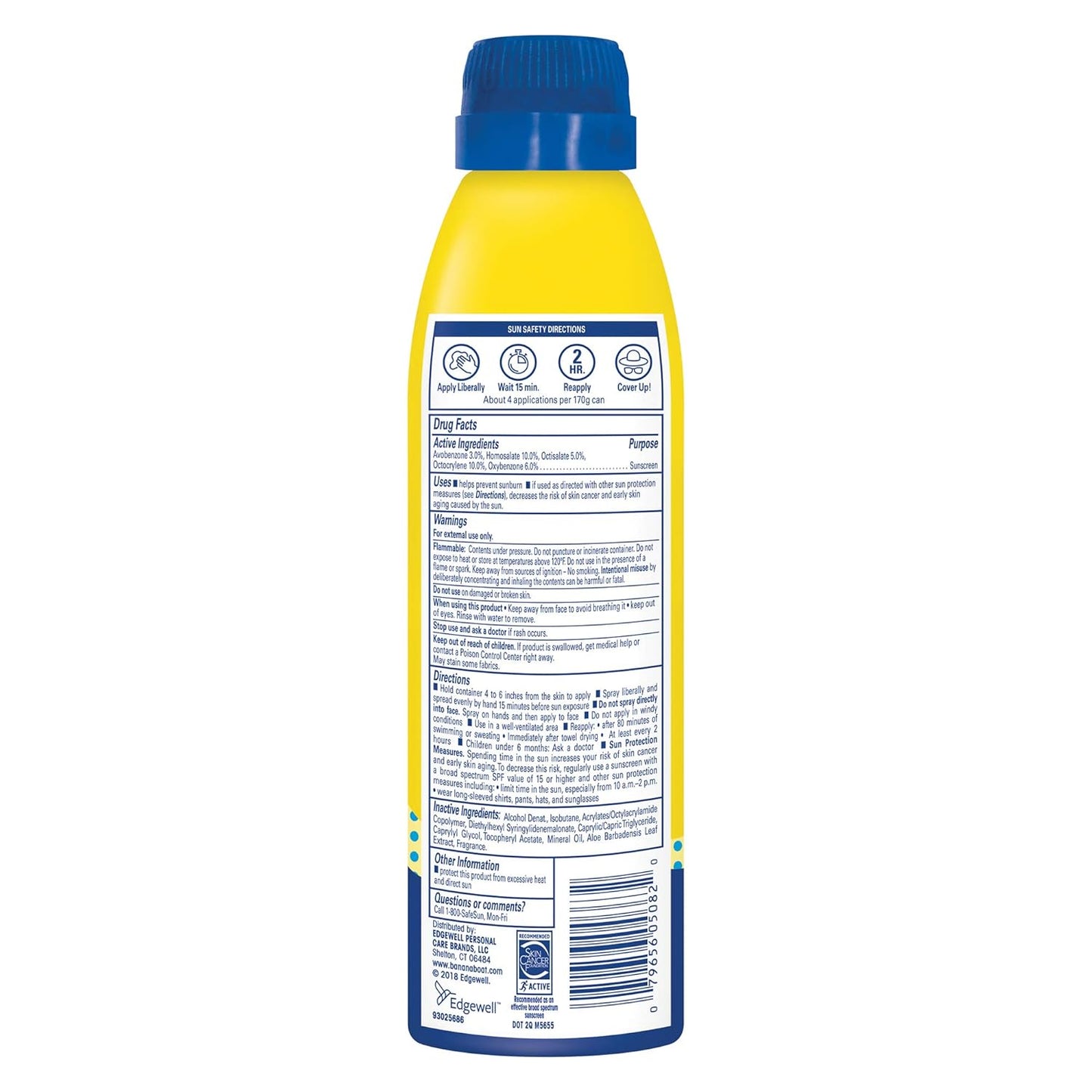 Kids Max Protect & Play Clear Sunscreen Spray  Banana Boat - SPF 100 , 170g