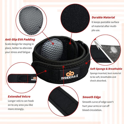 INDEEMAX Codera para tendinitis y codo de tenis UNISEX