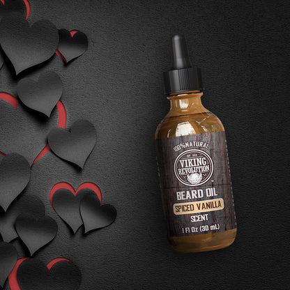 Aceite de barba Viking Revolution para hombres - Vainilla - 30ml