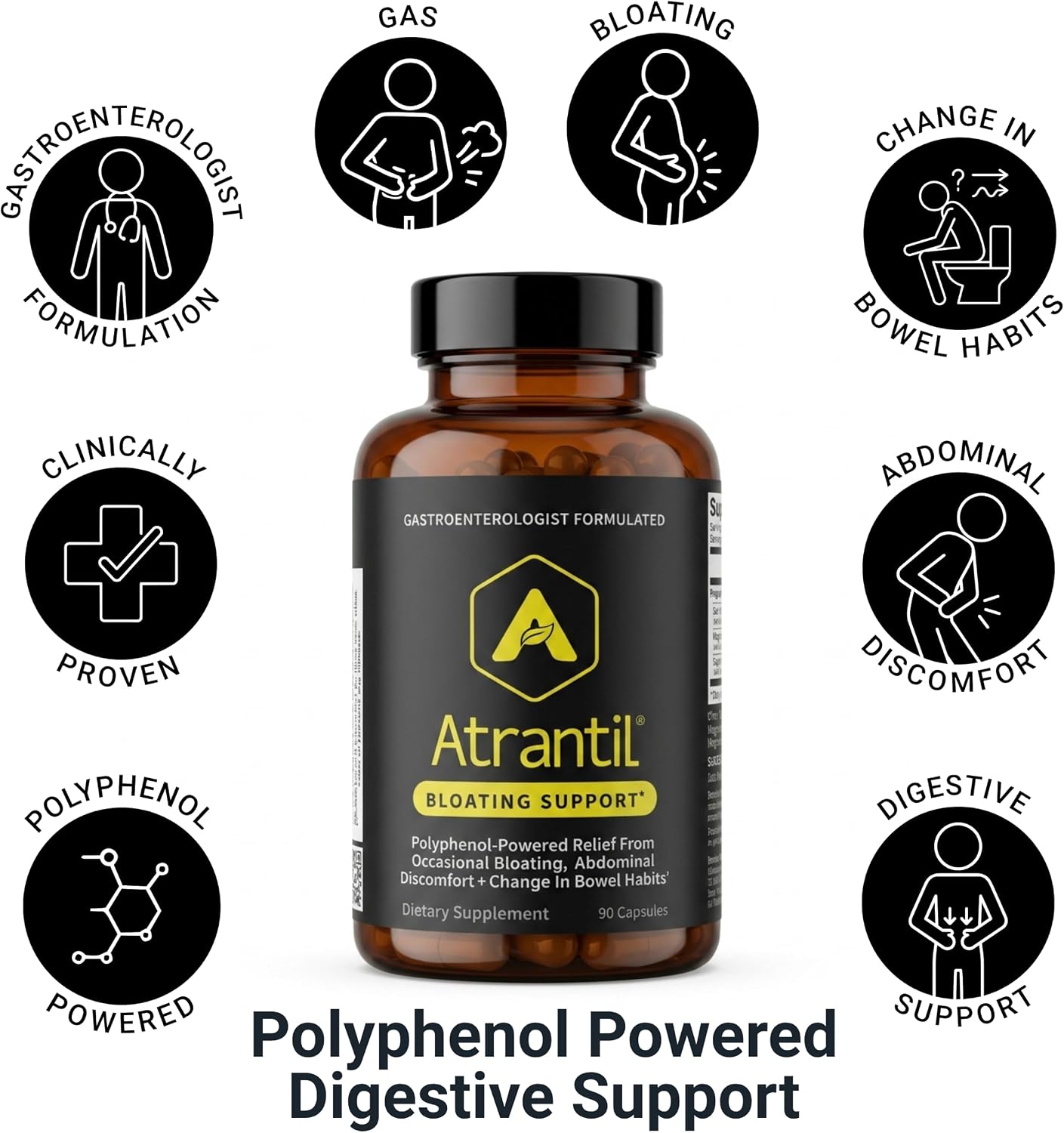 Atrantil para la salud digestiva 90 capsulas (550mg)