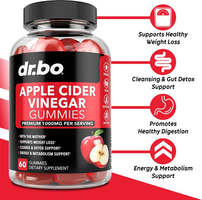 Dr. Bo - Apple Cider Vinegar 1000mg, 60 gummies